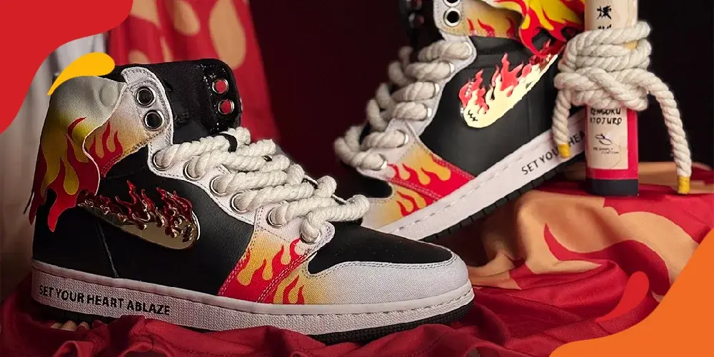 sepatu custom demon slayer